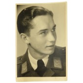 Photo de pilote ou de parachutiste de la Luftwaffe. Gefreitor